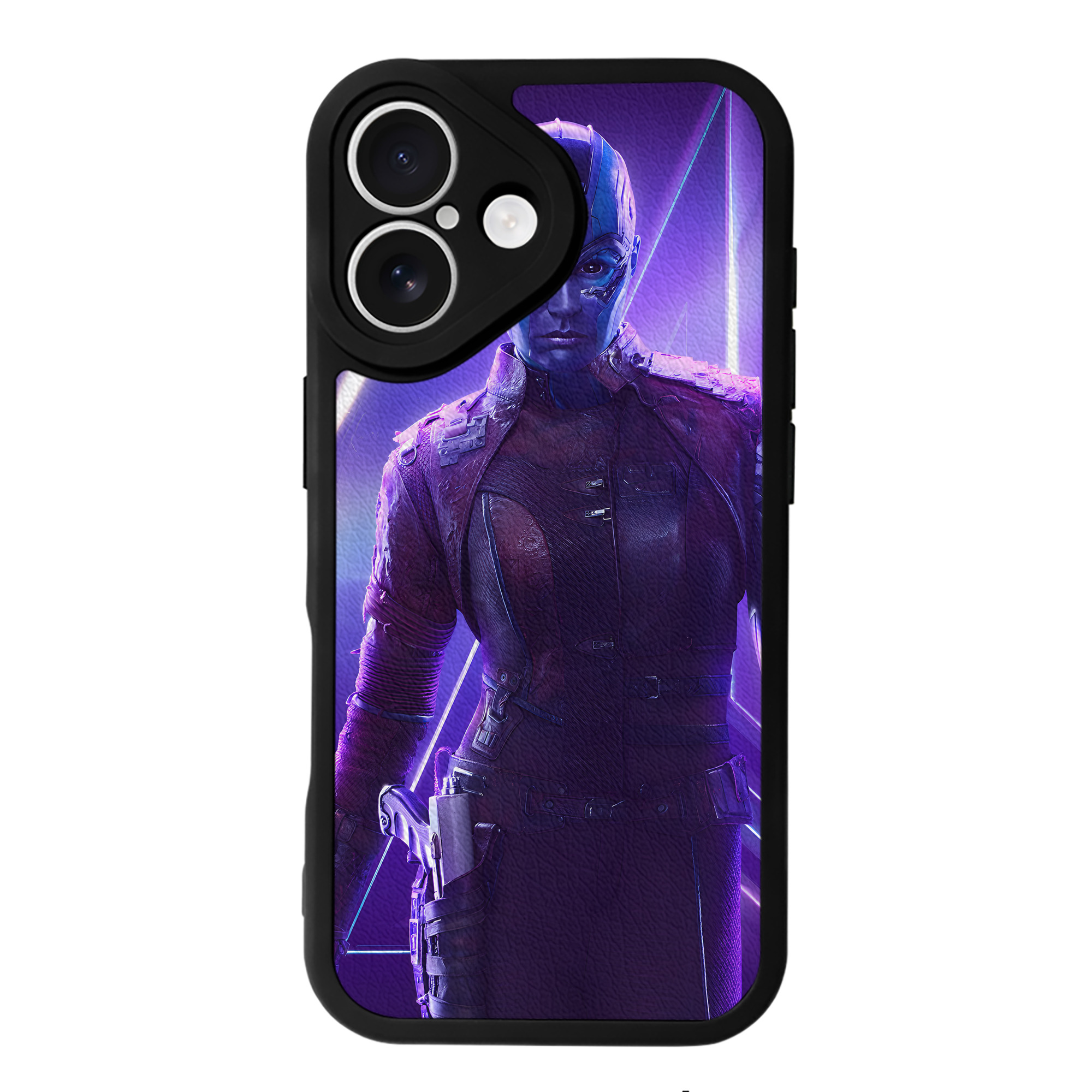 （画像用） アベンジャーズ The Avengers 【iPhone 16シリーズ対応】シリコンスマホケース（レザー調） 材質：シリコン